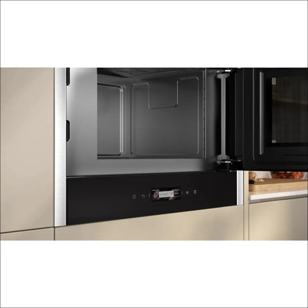 Įmontuojama mikrobangų krosnelė Neff NR4WR21N1 SP364 - €300 Save 55% __label:Pristatymas 1-2 d.d., color-juoda,