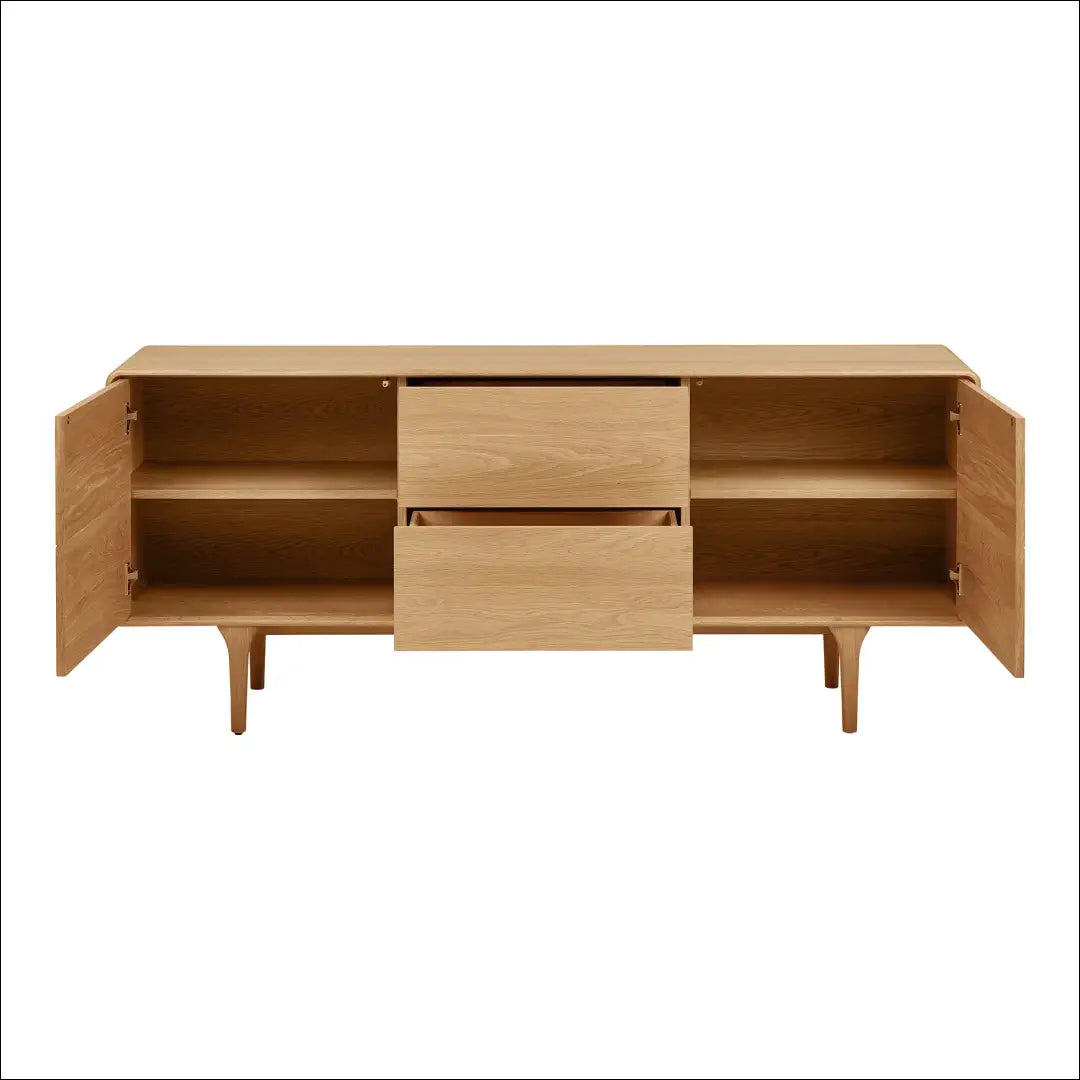 Indauja ąžuolo spalvos natūrali 180x45x75 cm RD528 - €1,379 Save 15% __label:Pristatymas 5-14 d.d., Natūrali, nordic,