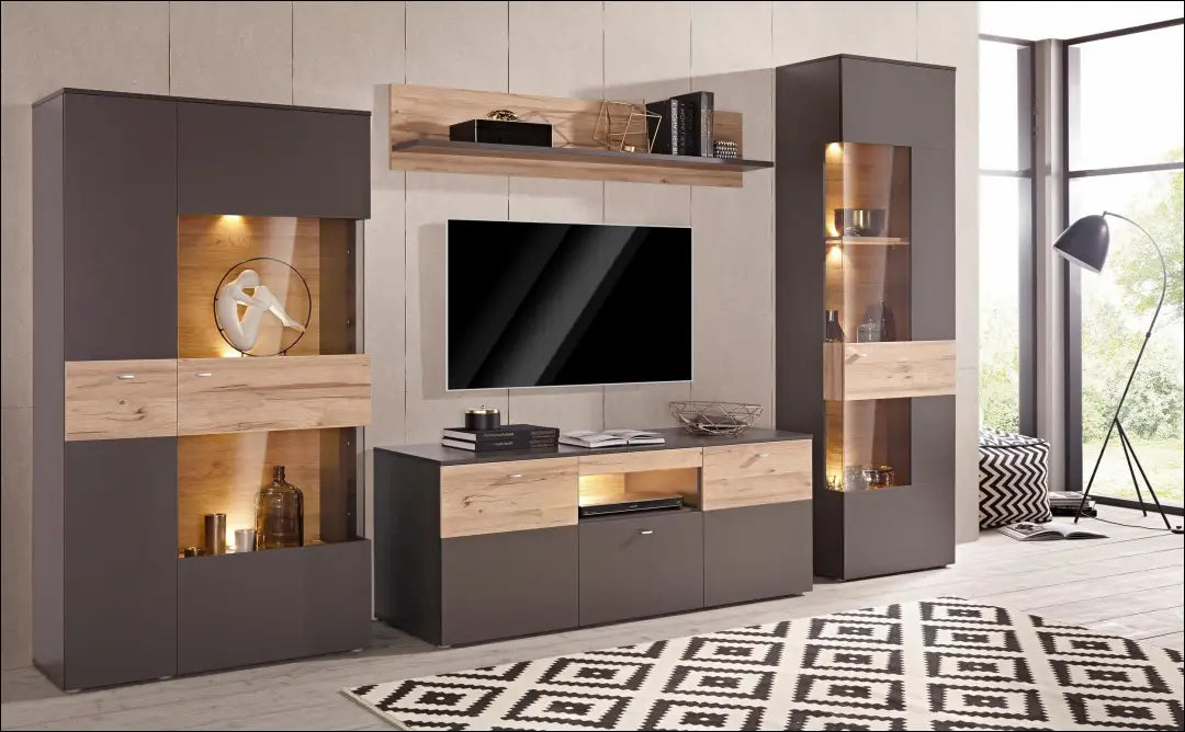 Indauja su LED apšvietimu SI2186 - €205 Save 50% __label:Pristatymas 1-2 d.d., biuro-baldai, color-pilka, color-ruda,