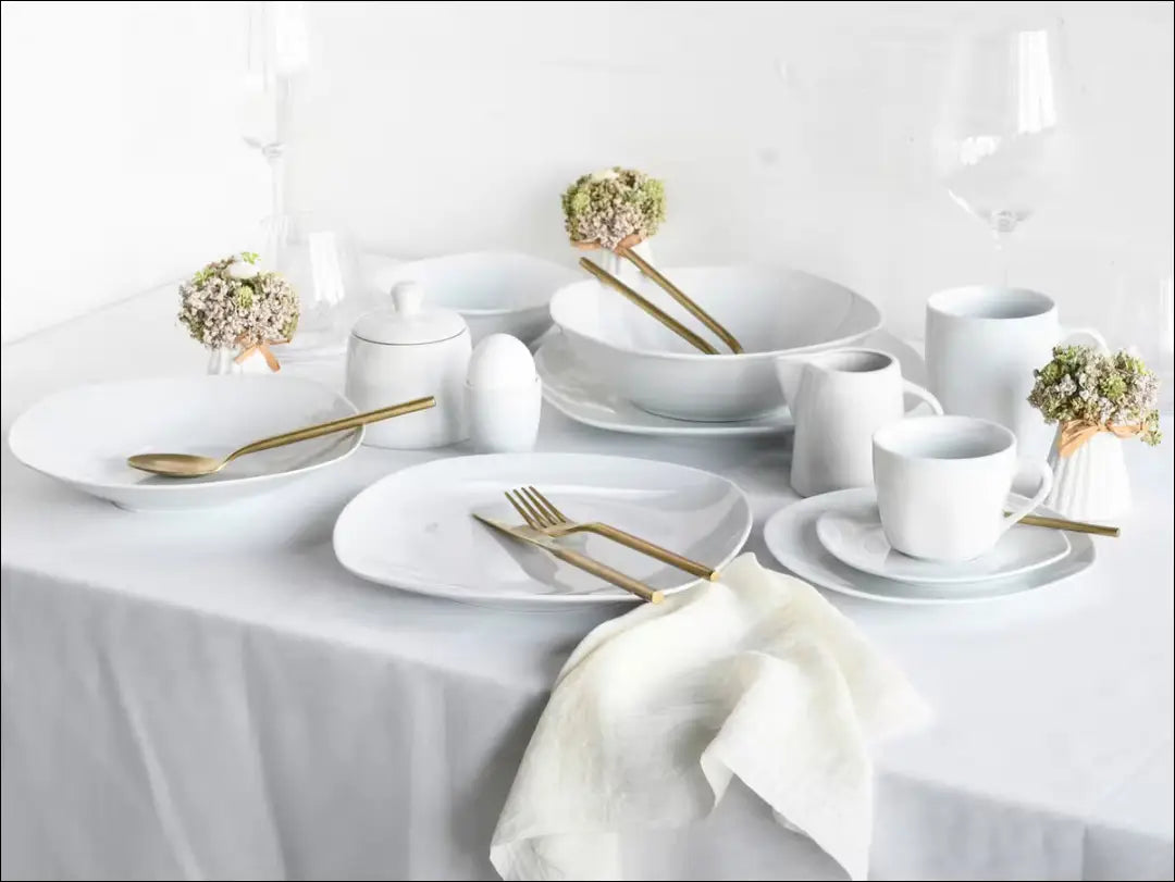 Indų komplektas (12 asmenų) DI12674 - €95 Save 50% 50-100, __label:Pristatymas 1-2 d.d., color-balta, indai, indu-kompl