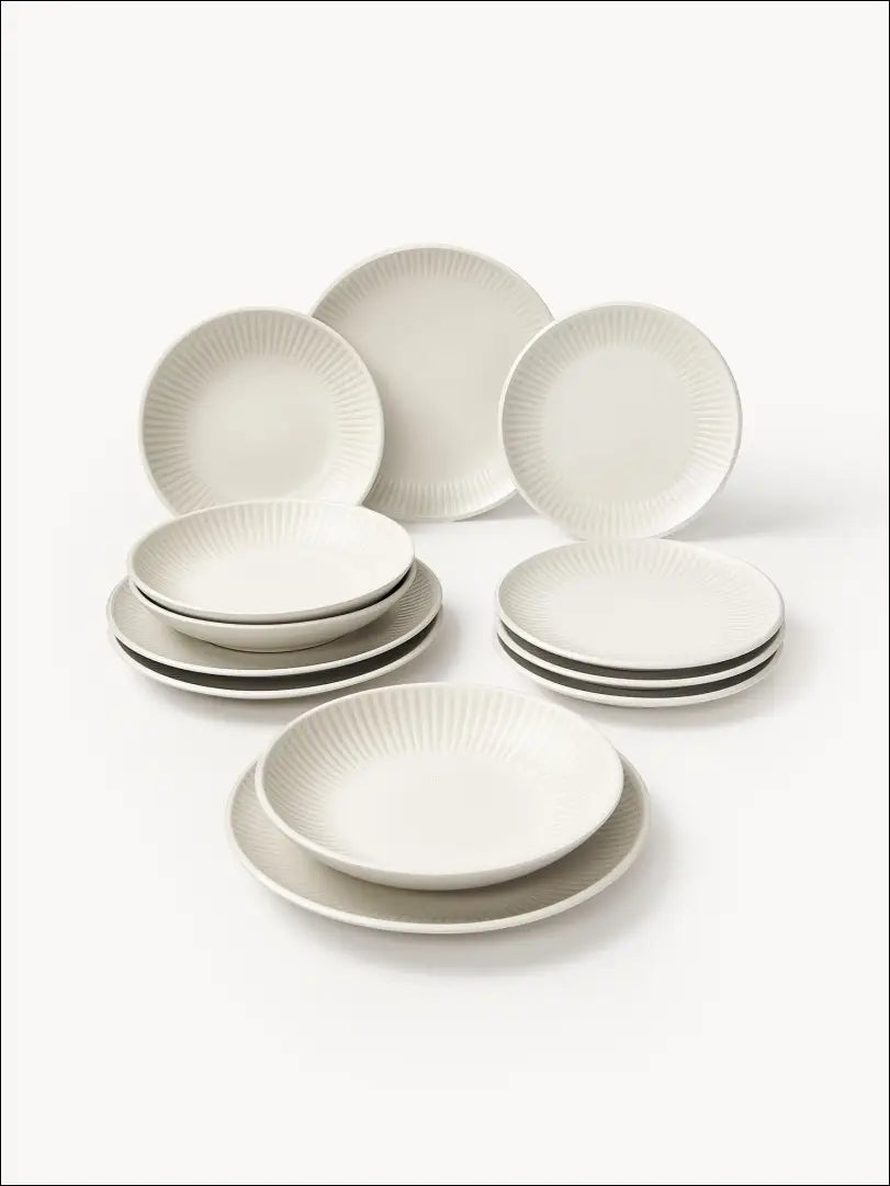 Indų komplektas (4 asmenims) DI6326 - €49 Save 65% 25-50, __label:Pristatymas 1-2 d.d., color-kremas, indai, indu-kompl