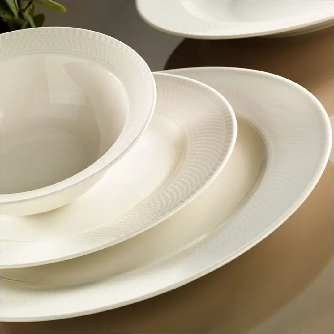 Indų komplektas (6 asmenims) DI10397 - €79 Save 50% 50-100, __label:Pristatymas 1-2 d.d., color-balta, indai,