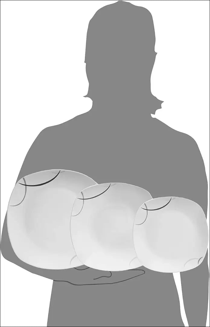 Indų komplektas (6 asmenims) DI10641 - €43 Save 50% 25-50, __label:Pristatymas 1-2 d.d., color-balta, indai, indu-kompl