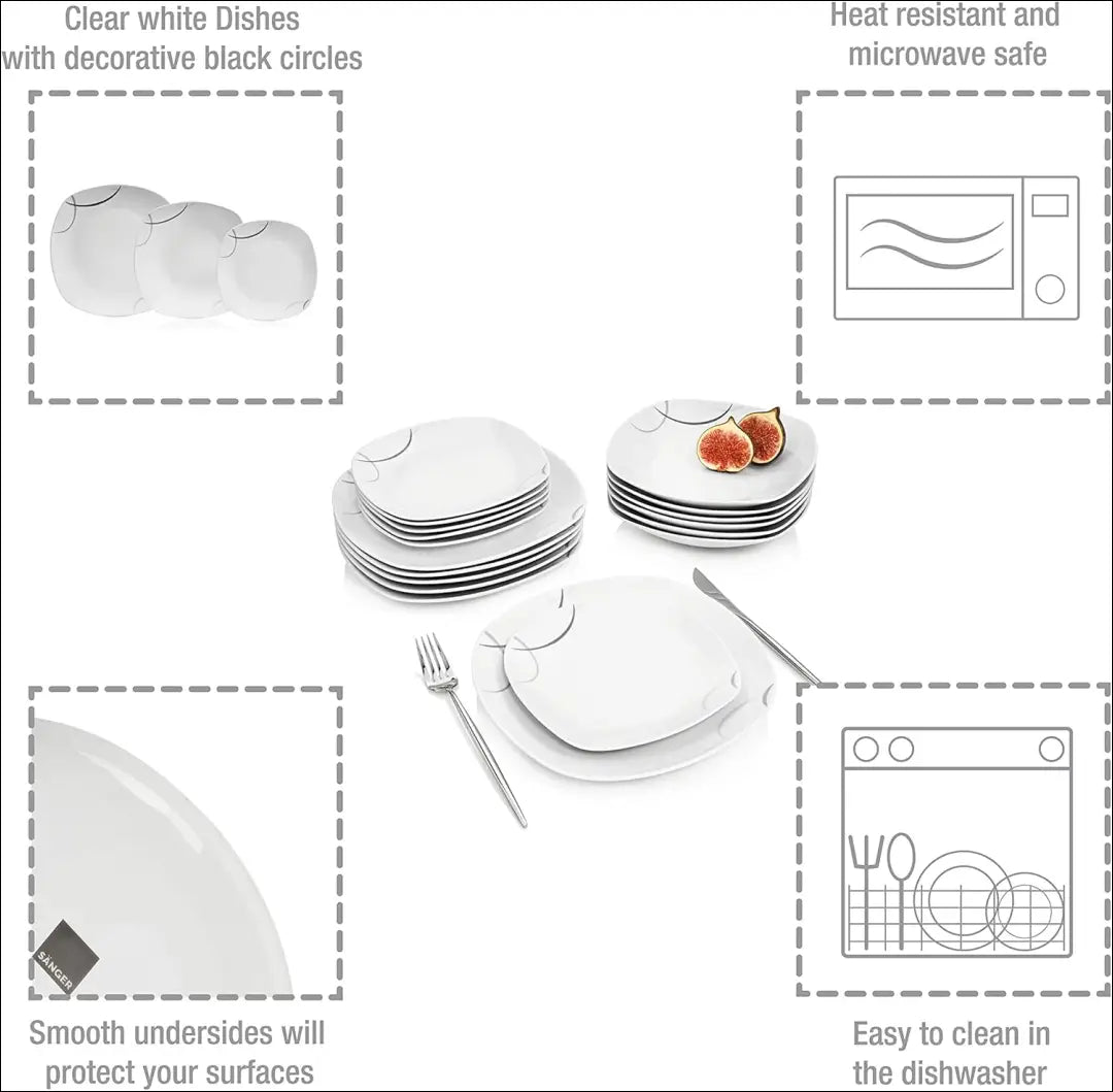 Indų komplektas (6 asmenims) DI10641 - €43 Save 50% 25-50, __label:Pristatymas 1-2 d.d., color-balta, indai, indu-kompl