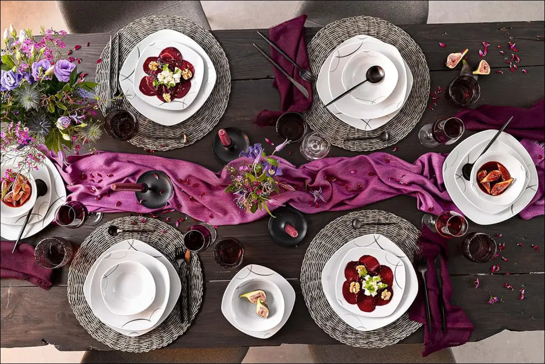 Indų komplektas (6 asmenims) DI10641 - €43 Save 50% 25-50, __label:Pristatymas 1-2 d.d., color-balta, indai, indu-kompl