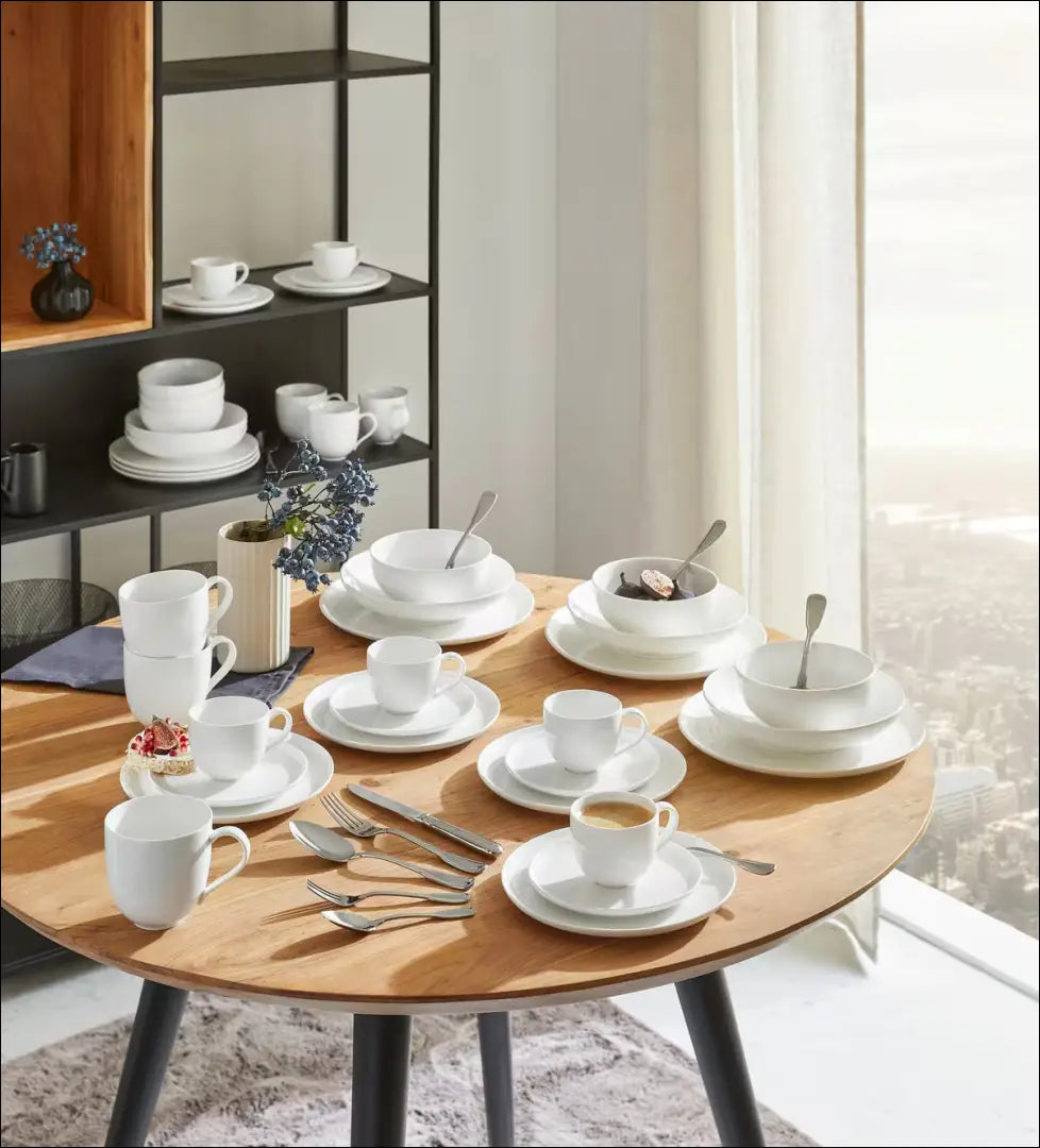 Indų komplektas (6 asmenims) DI11490 - €110 Save 50% 100-200, __label:Pristatymas 1-2 d.d., color-balta, indai,