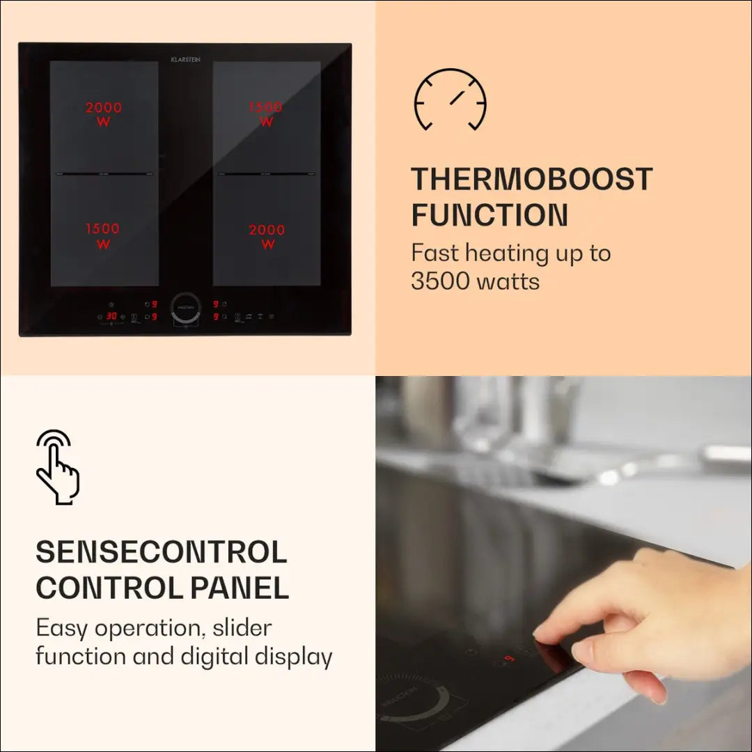 Indukcinė kaitlentė “Klarstein” KI1254 - €135 Save 60% 100-200, __label:Pristatymas 1-2 d.d., color-pilka, elektronika,