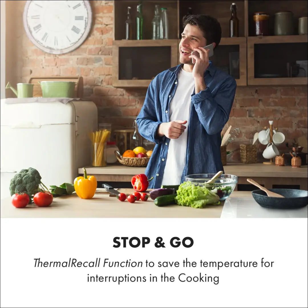 Indukcinė kaitlentė “Klarstein” KI1254 - €135 Save 60% 100-200, __label:Pristatymas 1-2 d.d., color-pilka, elektronika,