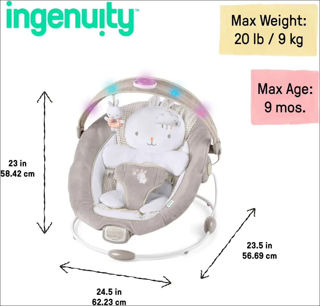 „InLighten Bouncer™“ kūdikio sūpynės DI12488 - €44 Save 50% 25-50, __label:Pristatymas 1-2 d.d., kita, vaiku-kambarys,