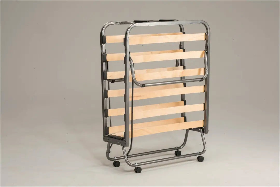 Išlankstoma lova su čiužiniu GI682 - €118 Save 50% 100-200, __label:Pristatymas 1-2 d.d., color-pilka, lovos-miegamojo,