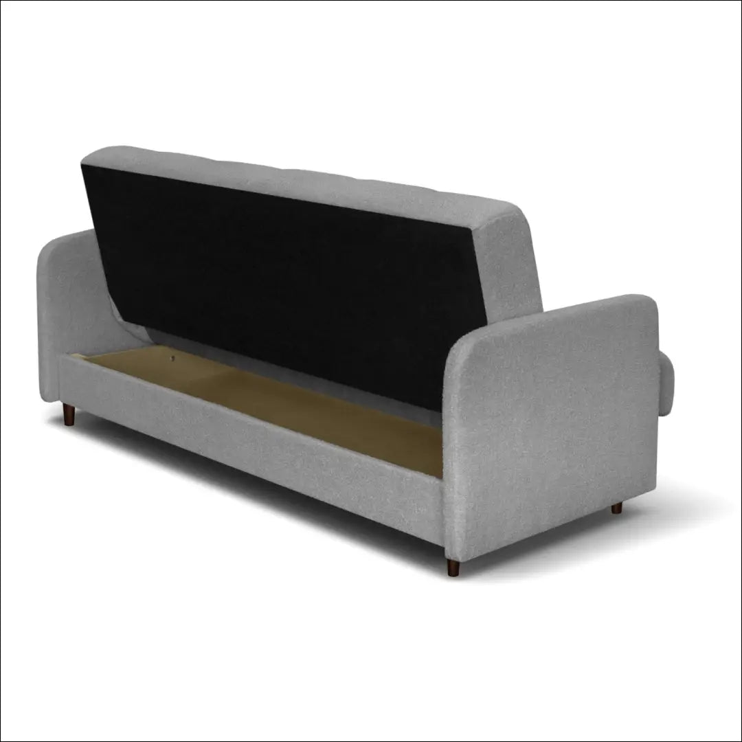 Išskleidžiama sofa su buklė audinio audiniu pilkos spalvos TE1158 - €676 Save 15% __label:Pristatymas 5-14 d.d., elite,