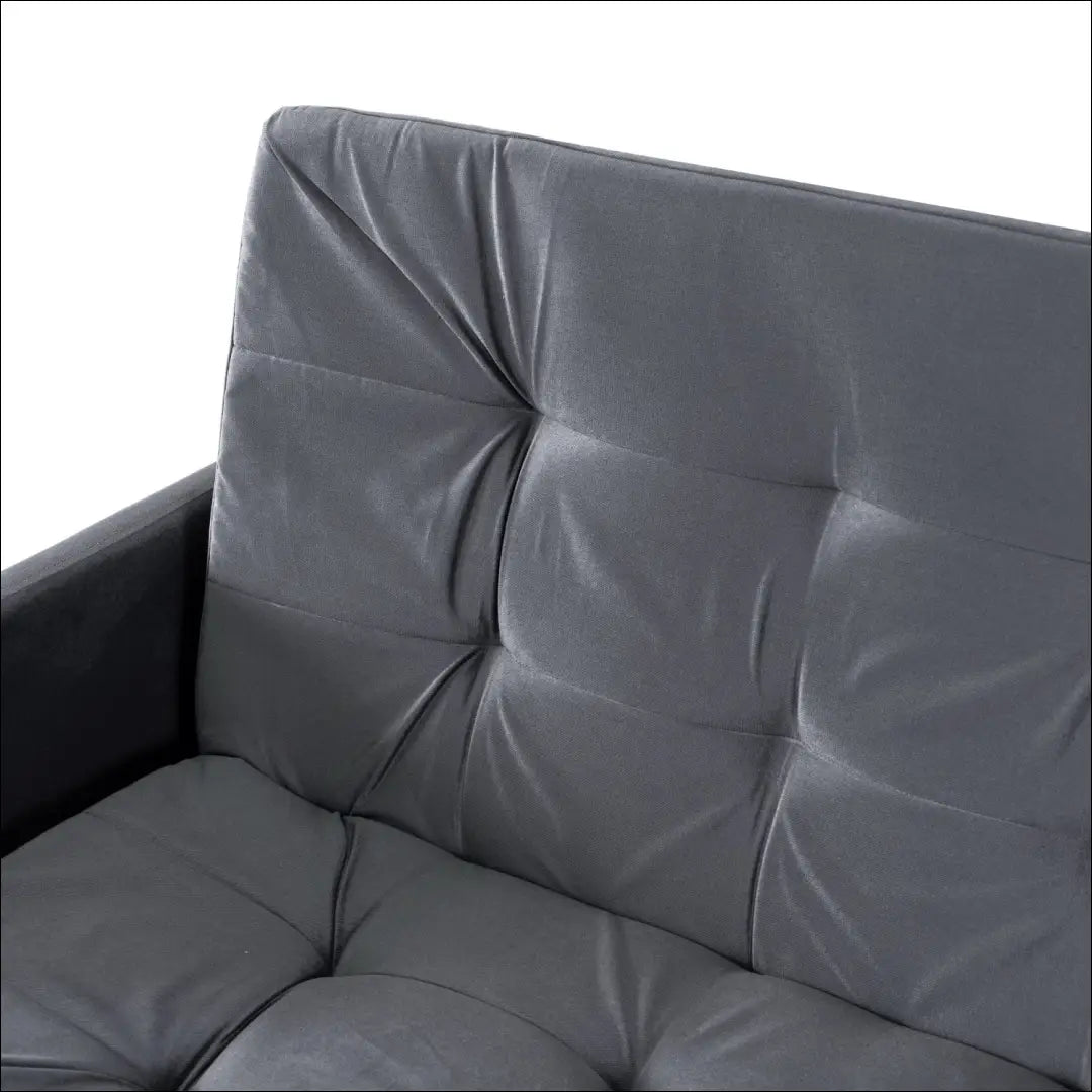 Išskleidžiama sofa su veliūro audiniu pilkos spalvos TE442 - €813 Save 15% __label:Pristatymas 5-14 d.d., elite,