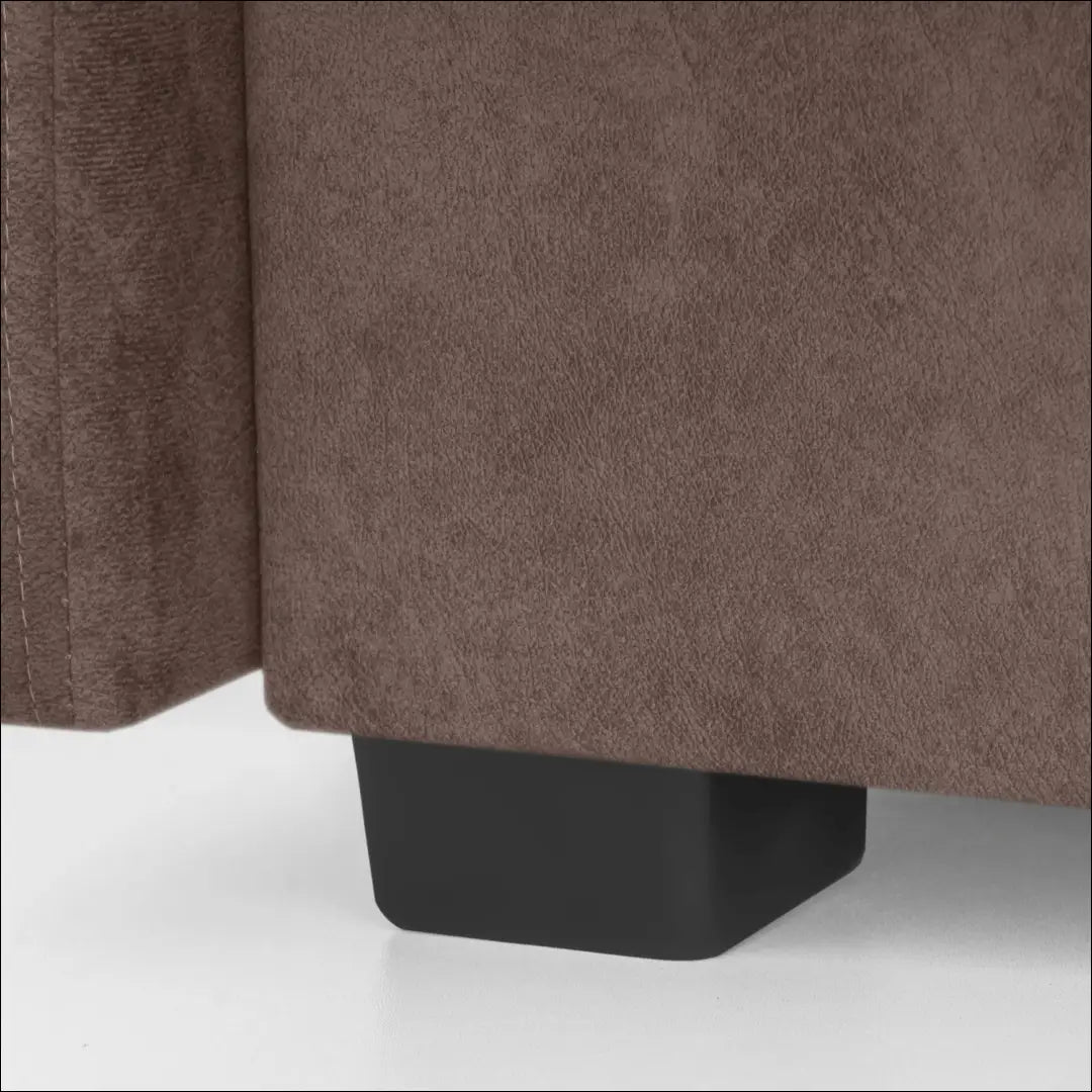 Išskleidžiama sofa su veliūro audiniu rudos spalvos TE1208 - €615 Save 15% __label:Pristatymas 5-14 d.d., elite,