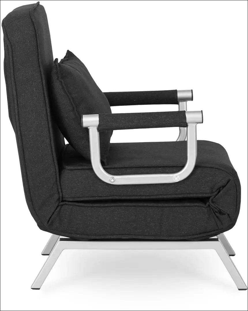 Išskleidžiamas fotelis su audiniu juodos spalvos TE088 - €176 Save 15% 100-200, __label:Pristatymas 5-14 d.d., elite,