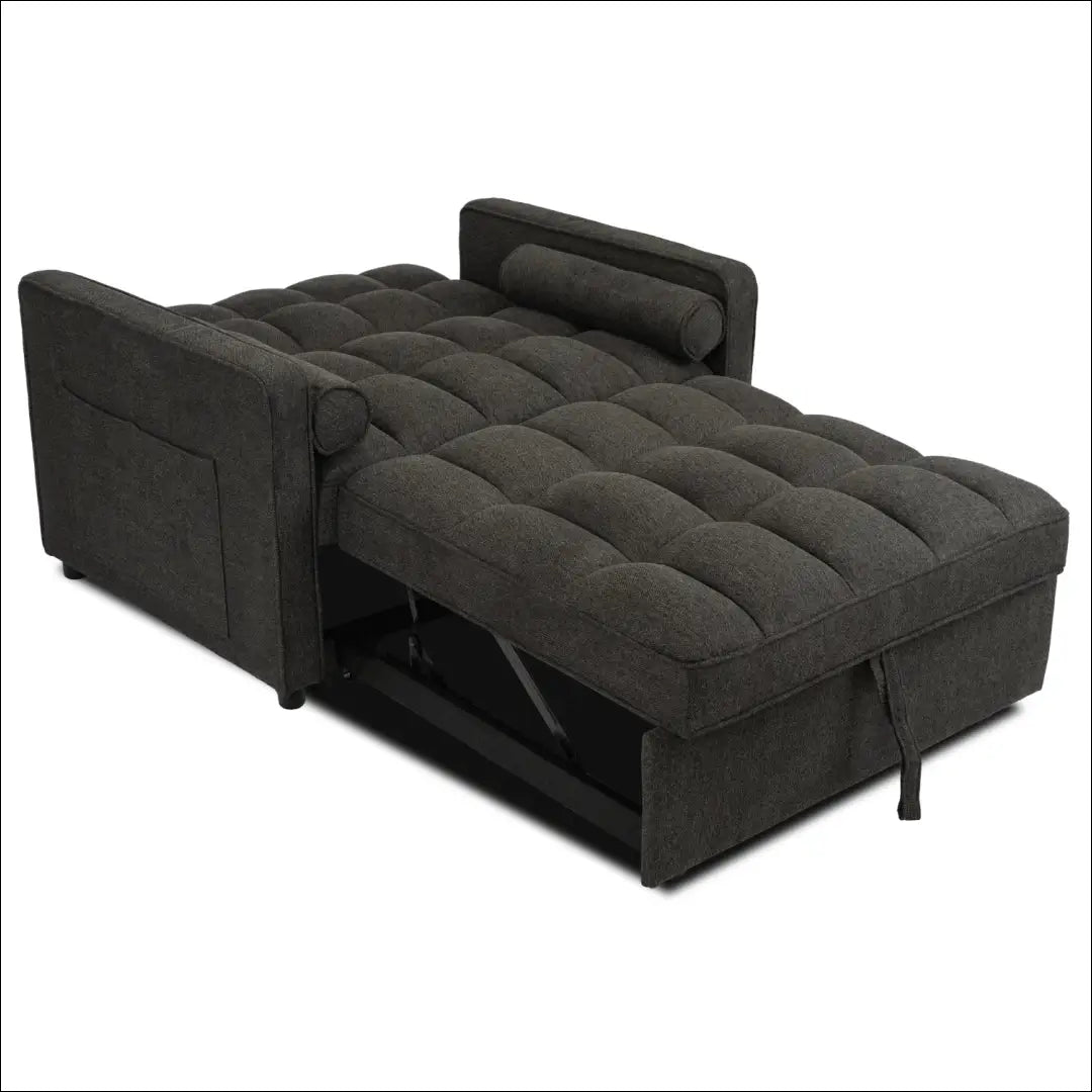 Išskleidžiamas fotelis su audiniu juodos spalvos TE761 - €349 Save 15% __label:Pristatymas 5-14 d.d., elite, Fotele