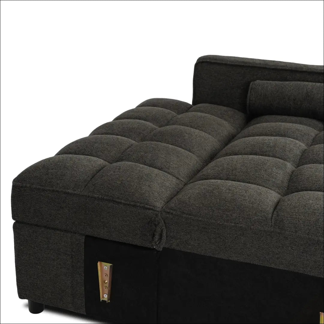 Išskleidžiamas fotelis su audiniu juodos spalvos TE761 - €349 Save 15% __label:Pristatymas 5-14 d.d., elite, Fotele