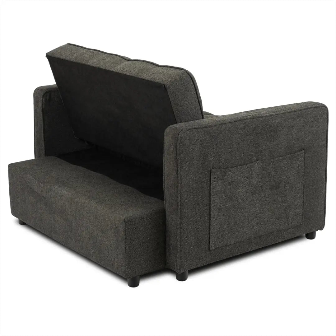 Išskleidžiamas fotelis su audiniu juodos spalvos TE761 - €349 Save 15% __label:Pristatymas 5-14 d.d., elite, Fotele