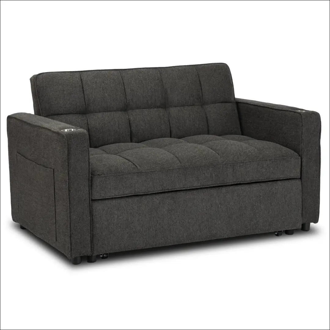 Išskleidžiamas fotelis su audiniu juodos spalvos TE775 - €387 Save 15% __label:Pristatymas 5-14 d.d., elite, Fotele