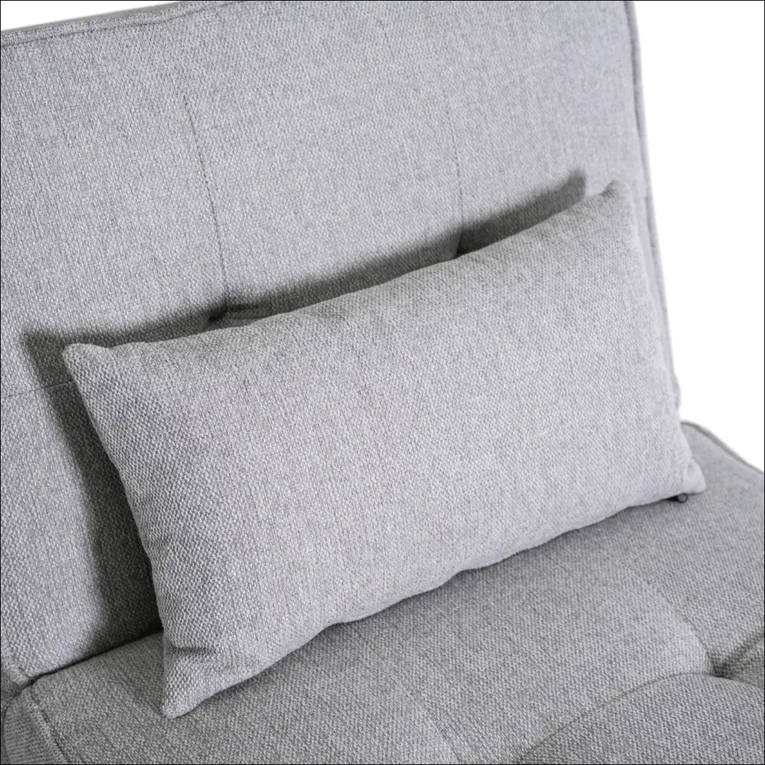 Išskleidžiamas fotelis su audiniu pilkos spalvos 80 cm TE666 - €290 Save 15% __label:Pristatymas 5-14 d.d., elite,