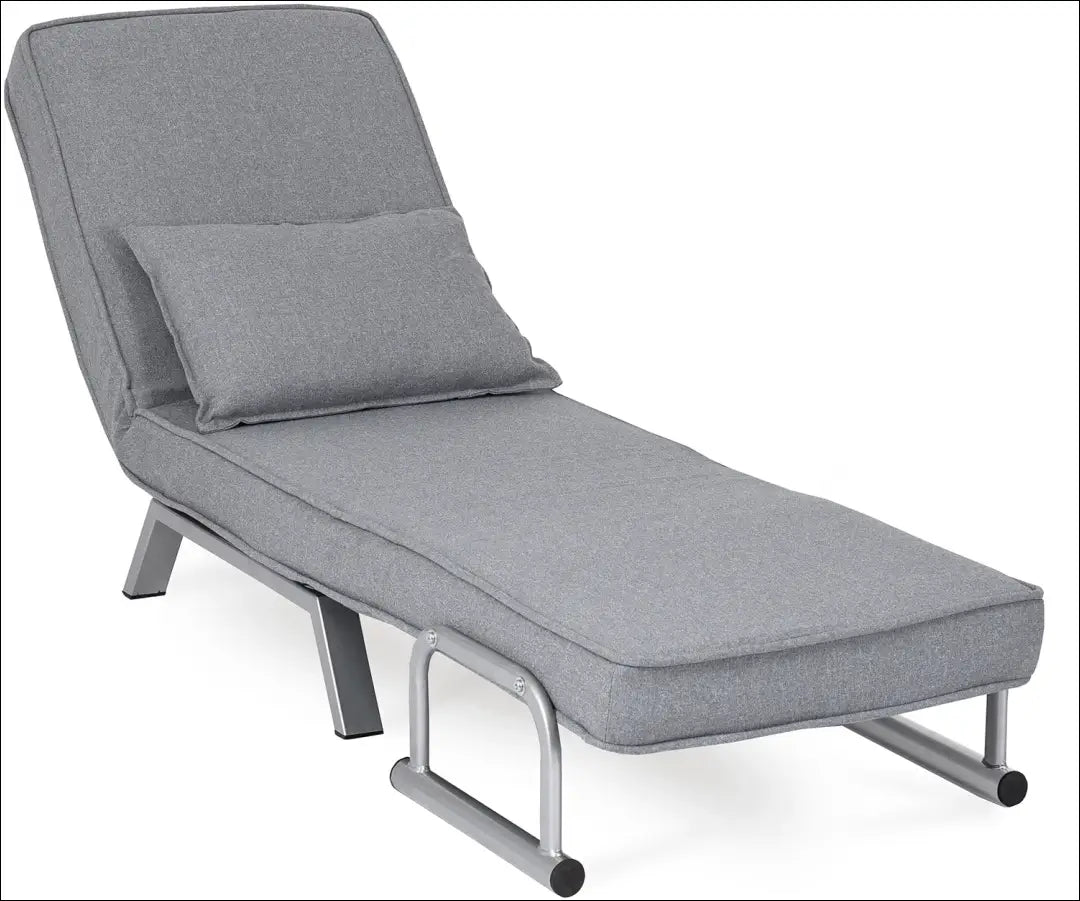 Išskleidžiamas fotelis su audiniu pilkos spalvos TE089 - €176 Save 15% 100-200, __label:Pristatymas 5-14 d.d., elite,