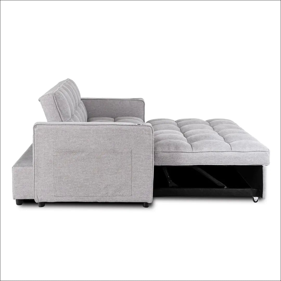 Išskleidžiamas fotelis su audiniu pilkos spalvos TE1248 - €470 Save 15% __label:Pristatymas 5-14 d.d., elite, Fotele