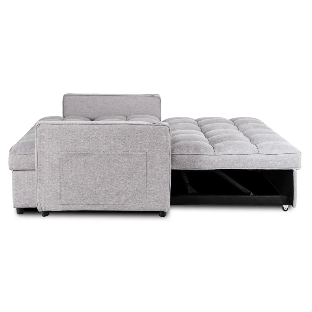 Išskleidžiamas fotelis su audiniu pilkos spalvos TE1248 - €470 Save 15% __label:Pristatymas 5-14 d.d., elite, Fotele
