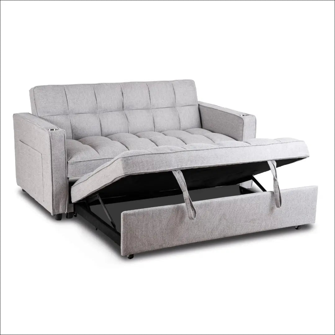 Išskleidžiamas fotelis su audiniu pilkos spalvos TE1248 - €470 Save 15% __label:Pristatymas 5-14 d.d., elite, Fotele