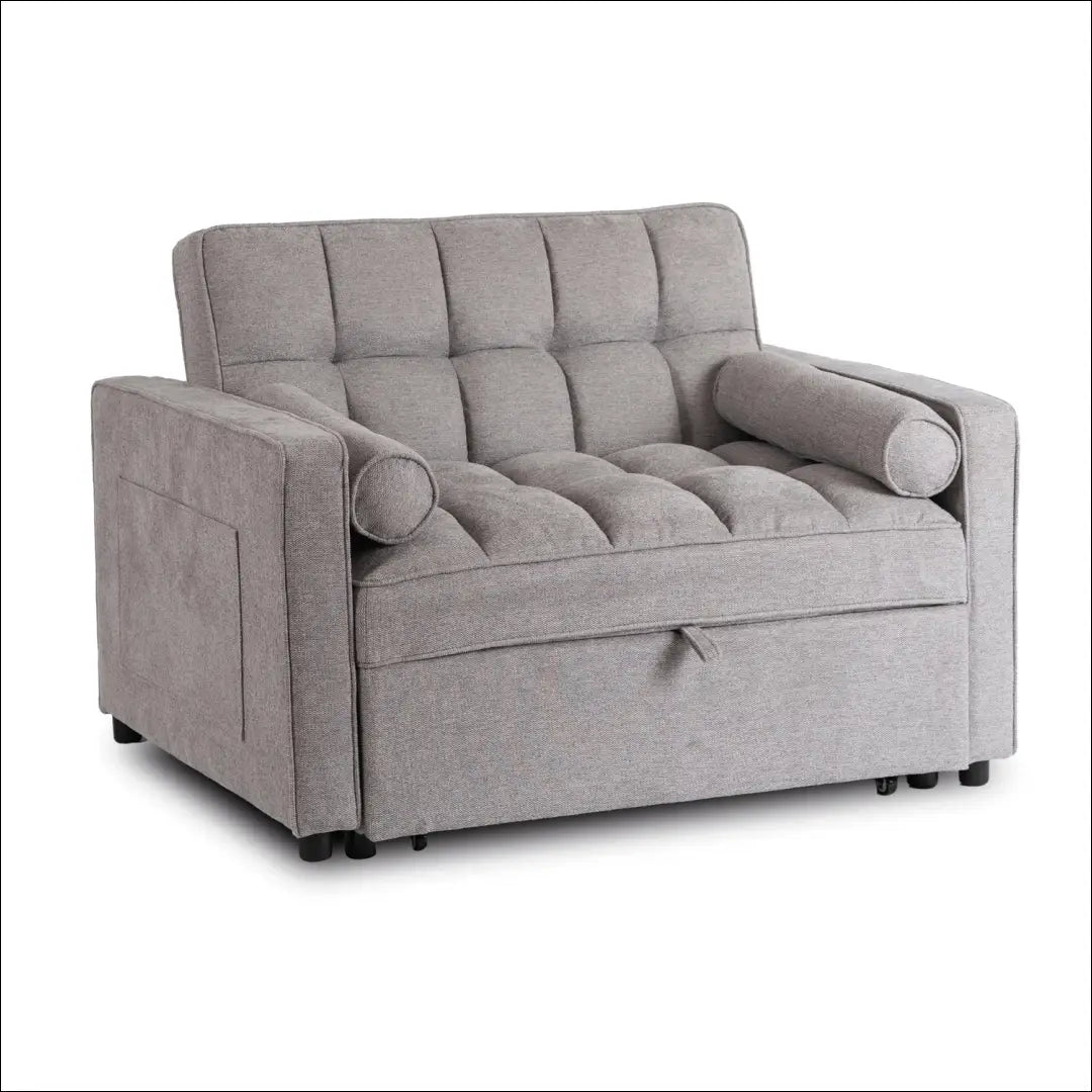 Išskleidžiamas fotelis su audiniu pilkos spalvos TE695 - €349 Save 15% __label:Pristatymas 5-14 d.d., elite, Fotele