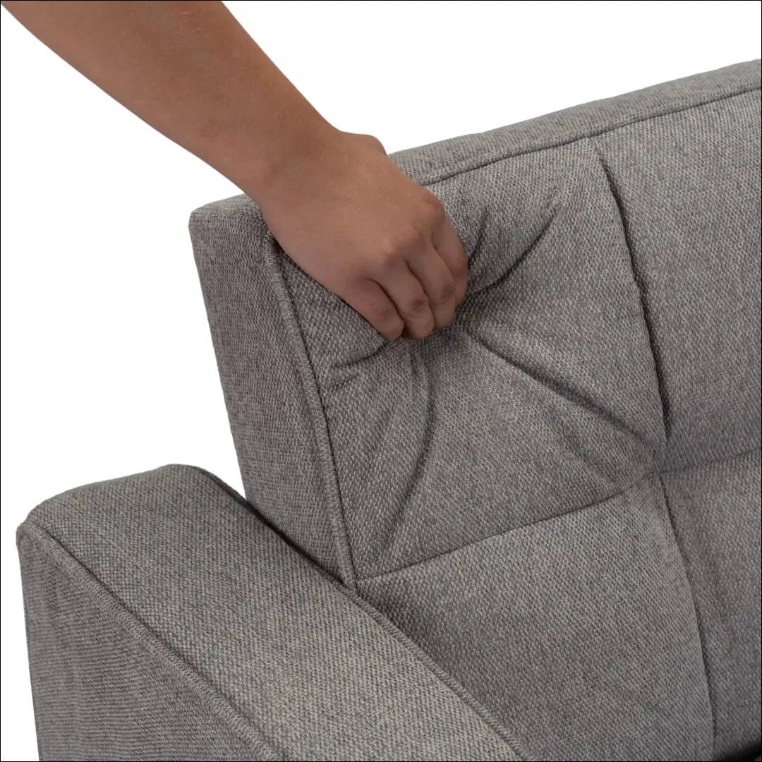 Išskleidžiamas fotelis su audiniu pilkos spalvos TE776 - €387 Save 15% __label:Pristatymas 5-14 d.d., elite, Fotele