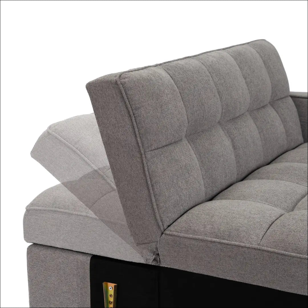 Išskleidžiamas fotelis su audiniu pilkos spalvos TE776 - €387 Save 15% __label:Pristatymas 5-14 d.d., elite, Fotele