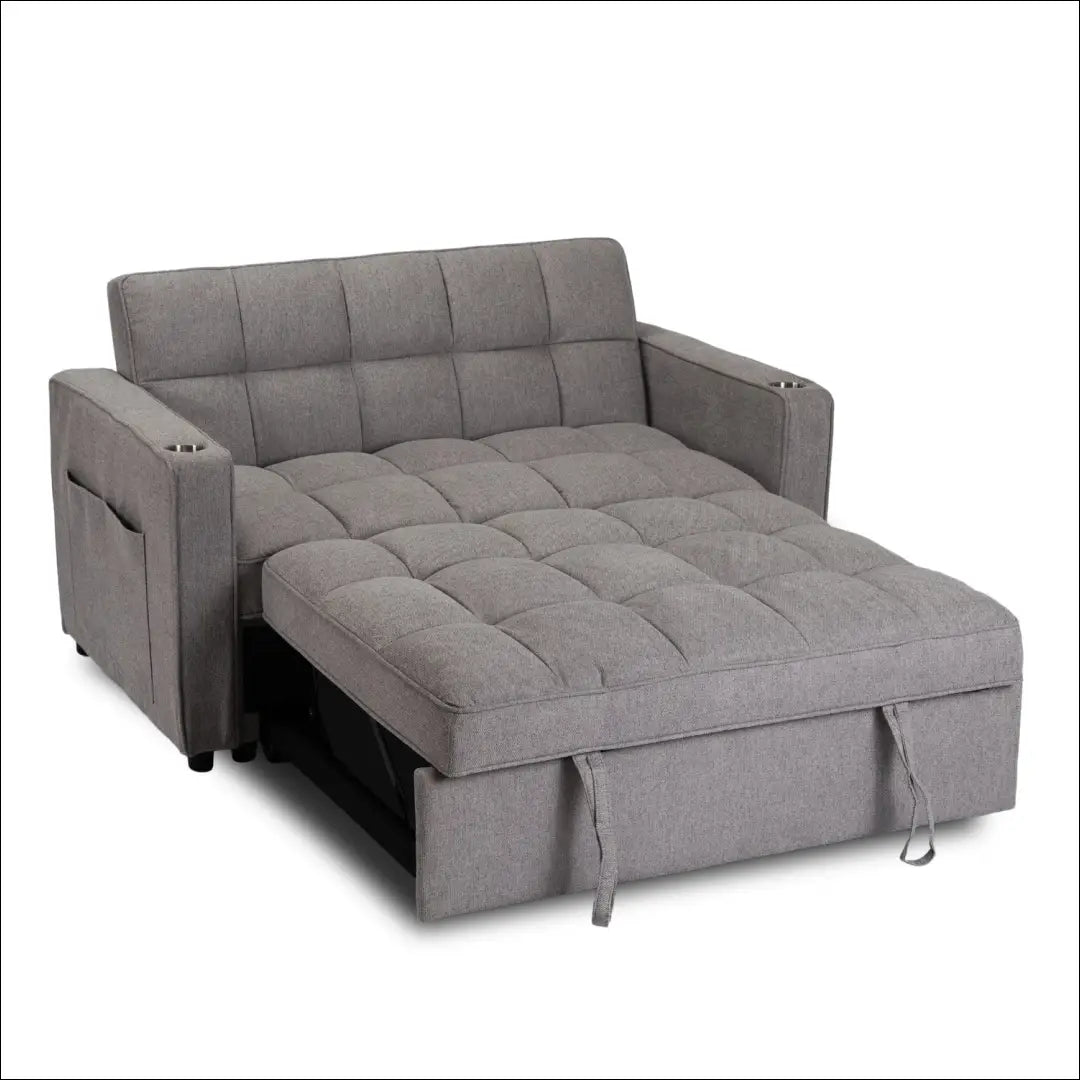 Išskleidžiamas fotelis su audiniu pilkos spalvos TE776 - €387 Save 15% __label:Pristatymas 5-14 d.d., elite, Fotele