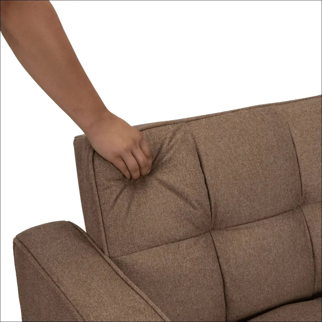 Išskleidžiamas fotelis su audiniu rudos spalvos TE774 - €387 Save 15% __label:Pristatymas 5-14 d.d., elite, Fotele