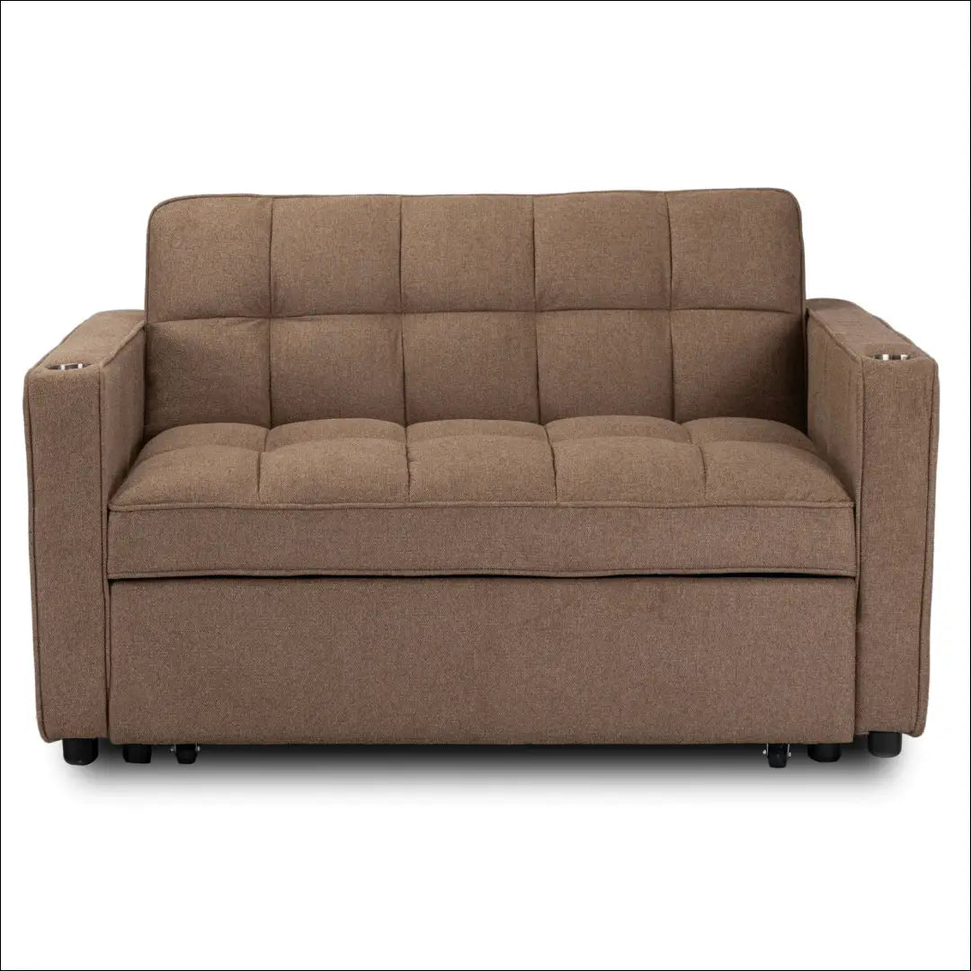 Išskleidžiamas fotelis su audiniu rudos spalvos TE774 - €387 Save 15% __label:Pristatymas 5-14 d.d., elite, Fotele