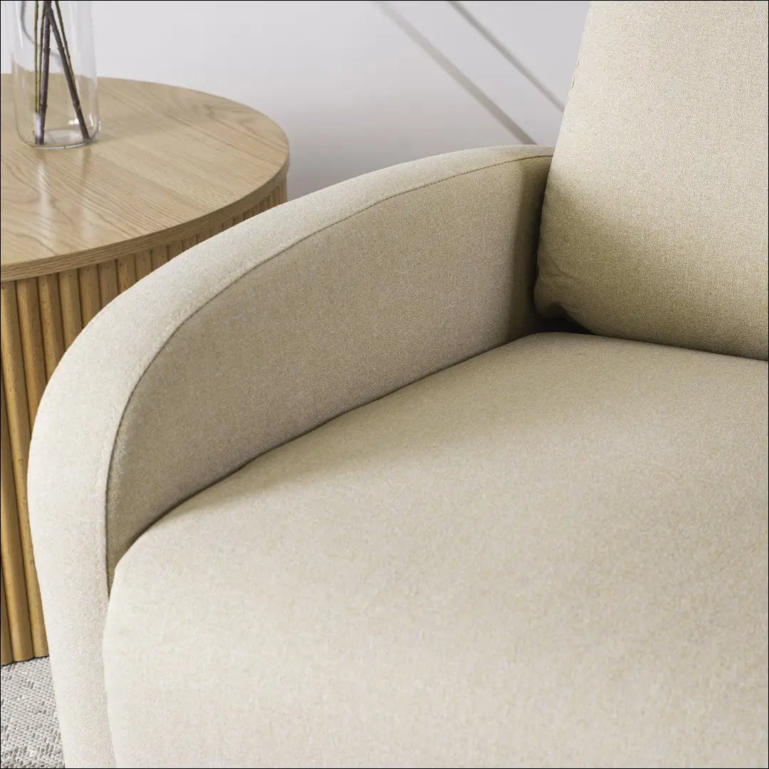 Išskleidžiamas fotelis su audiniu smėlio spalvos TE020 - €175 Save 15% 100-200, __label:Pristatymas 5-14 d.d., elite,
