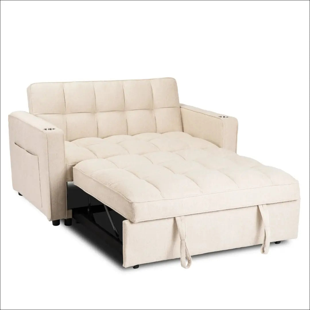 Išskleidžiamas fotelis su audiniu smėlio spalvos TE777 - €387 Save 15% __label:Pristatymas 5-14 d.d., elite, Fotele