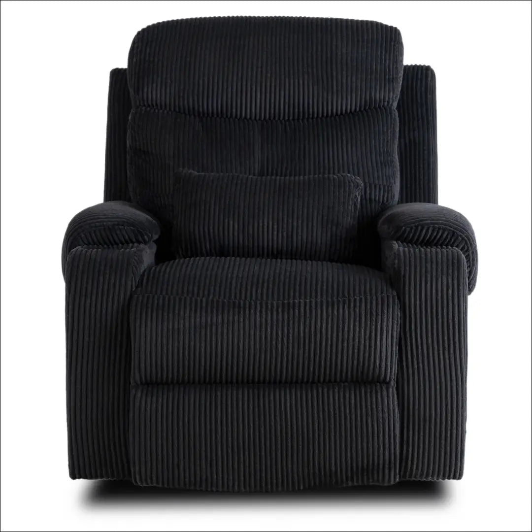 Išskleidžiamas fotelis su korduro audiniu juodos spalvos TE473 - €371 Save 15% __label:Pristatymas 5-14 d.d., elite,