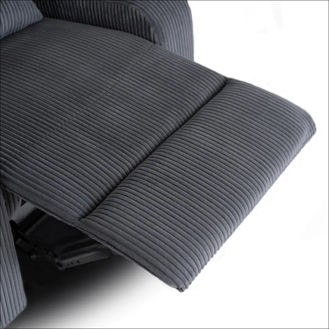 Išskleidžiamas fotelis su korduro audiniu pilkos spalvos TE455 - €371 Save 15% __label:Pristatymas 5-14 d.d., elite,