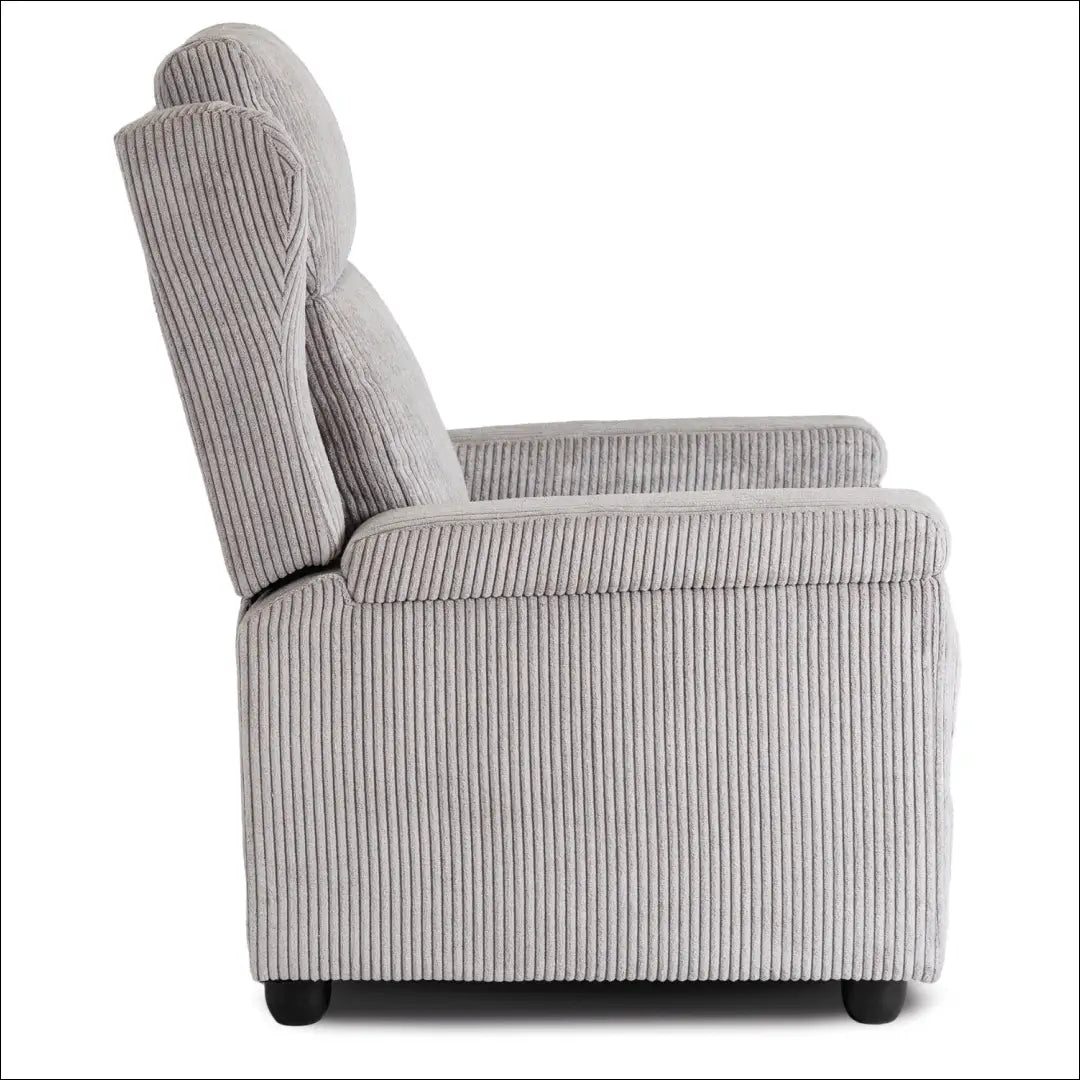 Išskleidžiamas fotelis su korduro audiniu pilkos spalvos TE557 - €223 Save 15% __label:Pristatymas 5-14 d.d., elite,