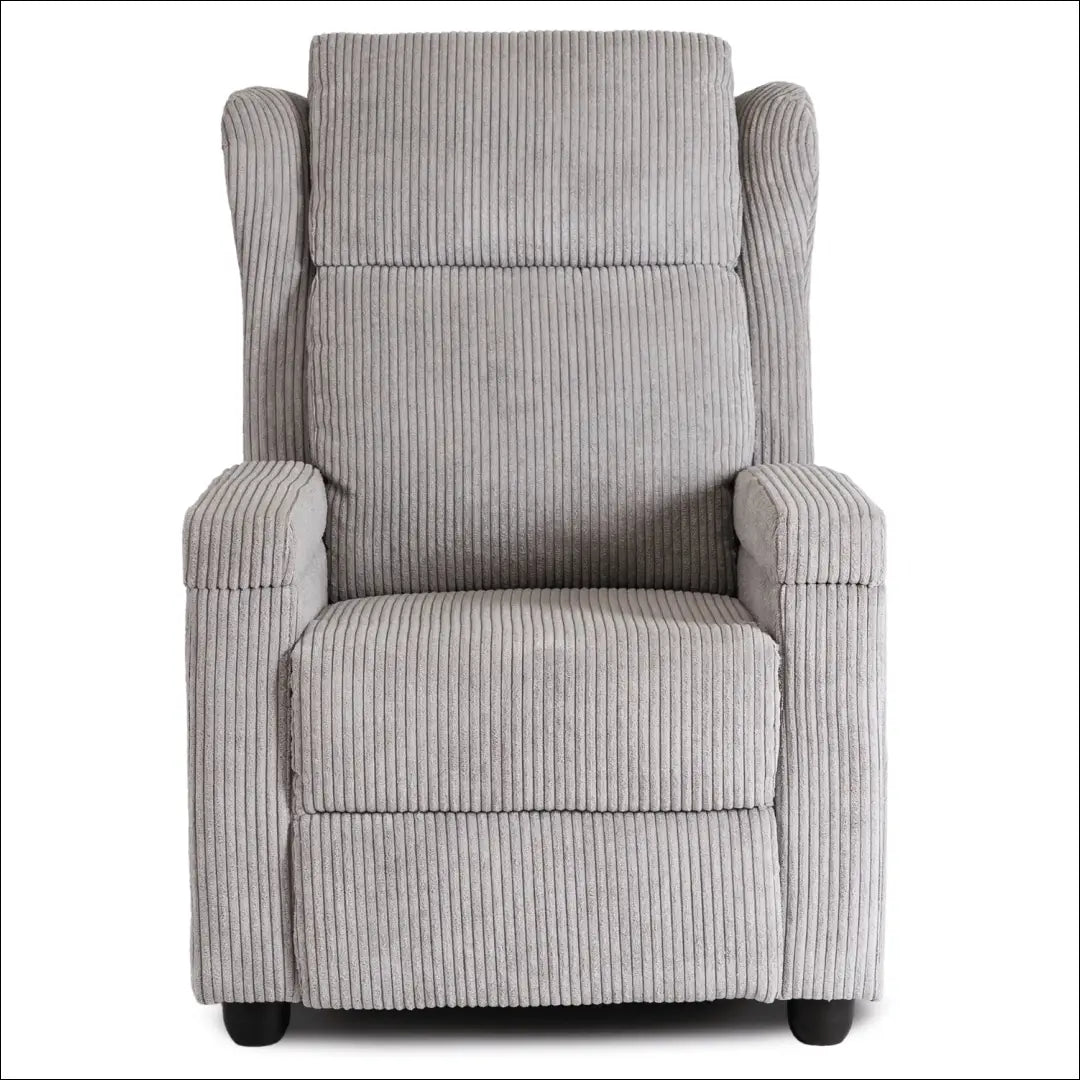 Išskleidžiamas fotelis su korduro audiniu pilkos spalvos TE557 - €223 Save 15% __label:Pristatymas 5-14 d.d., elite,
