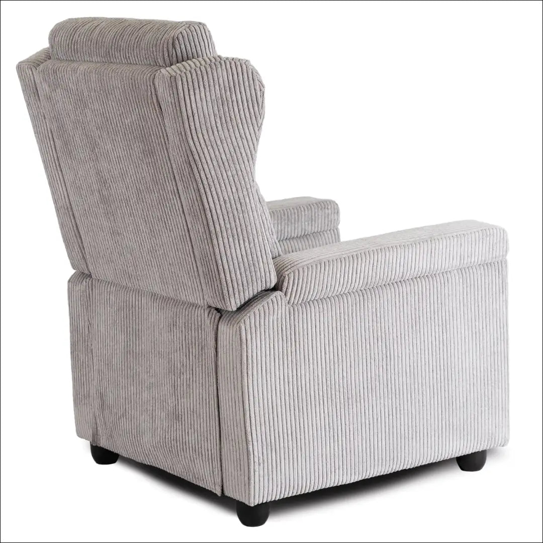 Išskleidžiamas fotelis su korduro audiniu pilkos spalvos TE557 - €223 Save 15% __label:Pristatymas 5-14 d.d., elite,