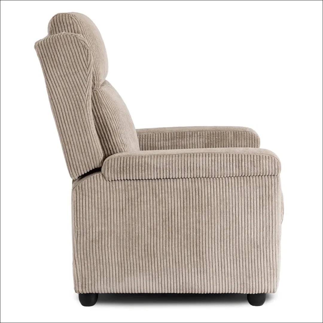 Išskleidžiamas fotelis su korduro audiniu smėlio spalvos TE559 - €223 Save 15% __label:Pristatymas 5-14 d.d., elite,