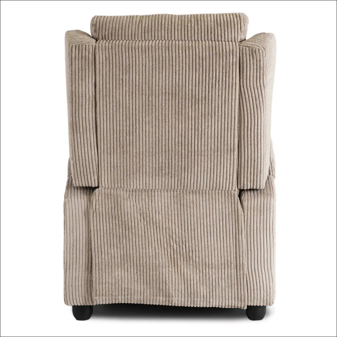 Išskleidžiamas fotelis su korduro audiniu smėlio spalvos TE559 - €223 Save 15% __label:Pristatymas 5-14 d.d., elite,