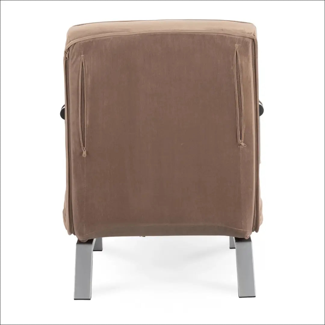 Išskleidžiamas fotelis su veliūro audiniu smėlio spalvos TE813 - €182 Save 15% 100-200, __label:Pristatymas 5-14 d.d.,