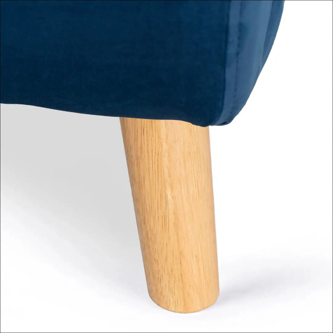 Išskleidžiamas fotelis su veliūro audiniu tamsiai mėlynos spalvos TE401 - €251 Save 15% __label:Pristatymas 5-14 d.d.,