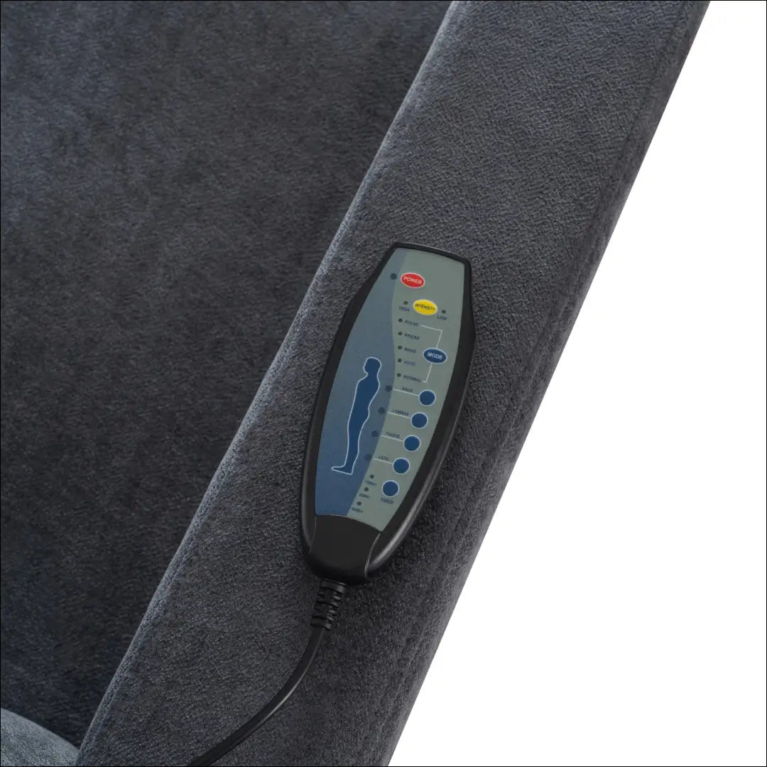 Išskleidžiamas masažinis fotelis su audiniu pilkos spalvos TE819 - €319 Save 15% __label:Pristatymas 5-14 d.d., elite,