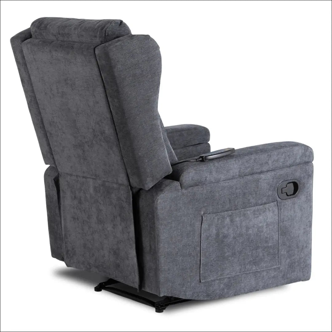 Išskleidžiamas masažinis fotelis su audiniu pilkos spalvos TE819 - €319 Save 15% __label:Pristatymas 5-14 d.d., elite,