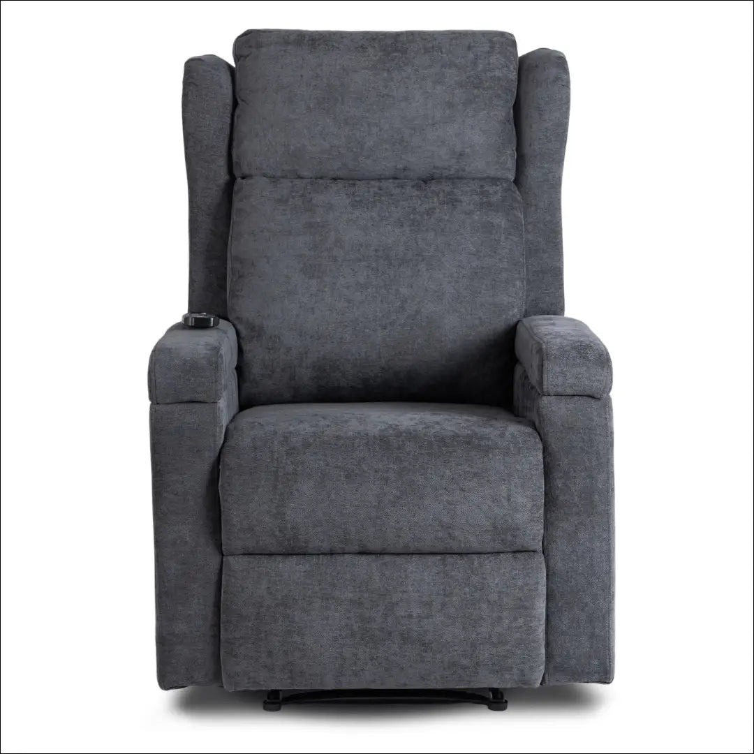 Išskleidžiamas masažinis fotelis su audiniu pilkos spalvos TE819 - €319 Save 15% __label:Pristatymas 5-14 d.d., elite,