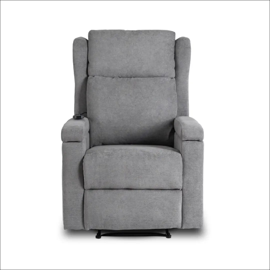 Išskleidžiamas masažinis fotelis su audiniu pilkos spalvos TE822 - €319 Save 15% __label:Pristatymas 5-14 d.d., elite,