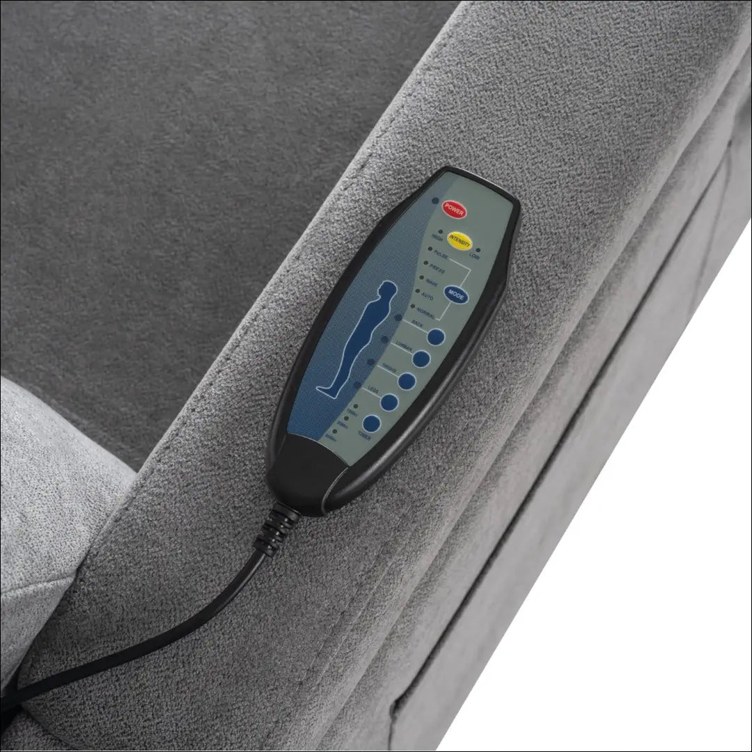 Išskleidžiamas masažinis fotelis su audiniu pilkos spalvos TE822 - €319 Save 15% __label:Pristatymas 5-14 d.d., elite,