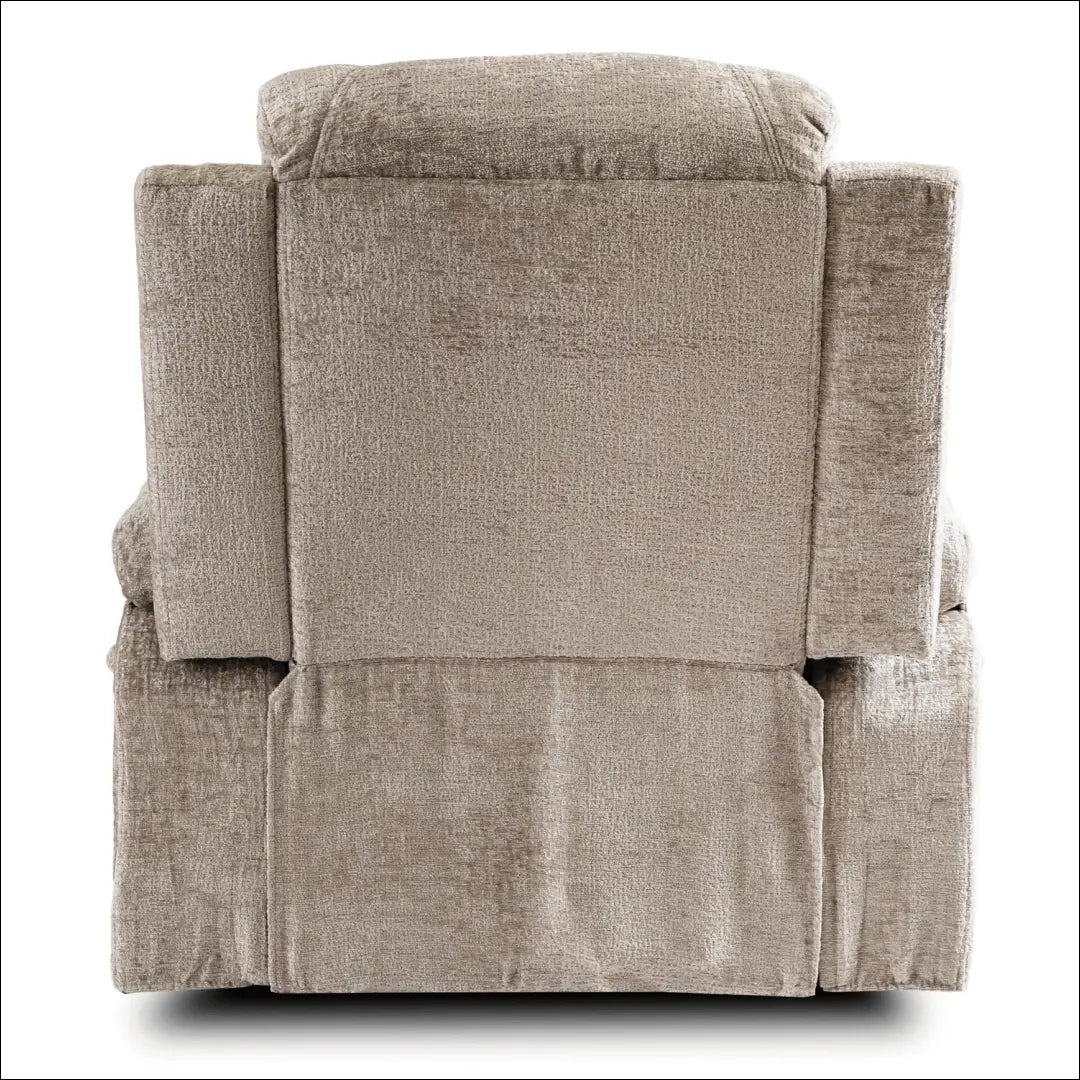 Išskleidžiamas masažinis fotelis su veliūro audiniu smėlio spalvos TE573 - €334 Save 15% __label:Pristatymas 5-14 d.d.,